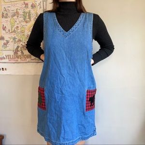 vintage denim dress
